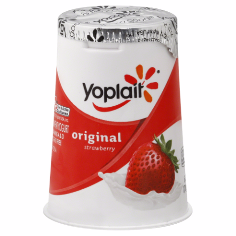 Order Yoplait Strawberry Yogurt 6oz food online from 7-Eleven store, San Diego on bringmethat.com