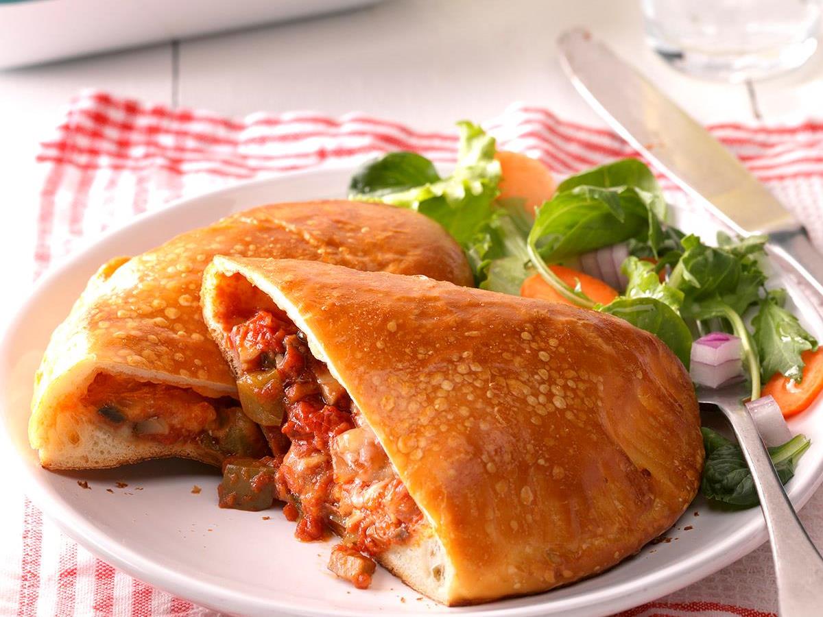 Order Veggie Calzone food online from Mario Pizza store, Rock Hill on bringmethat.com