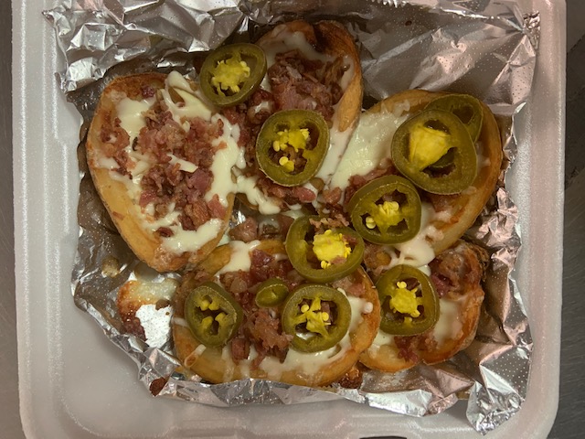 Order Potato Skins food online from Papa Jays Pizzeria store, Dover on bringmethat.com