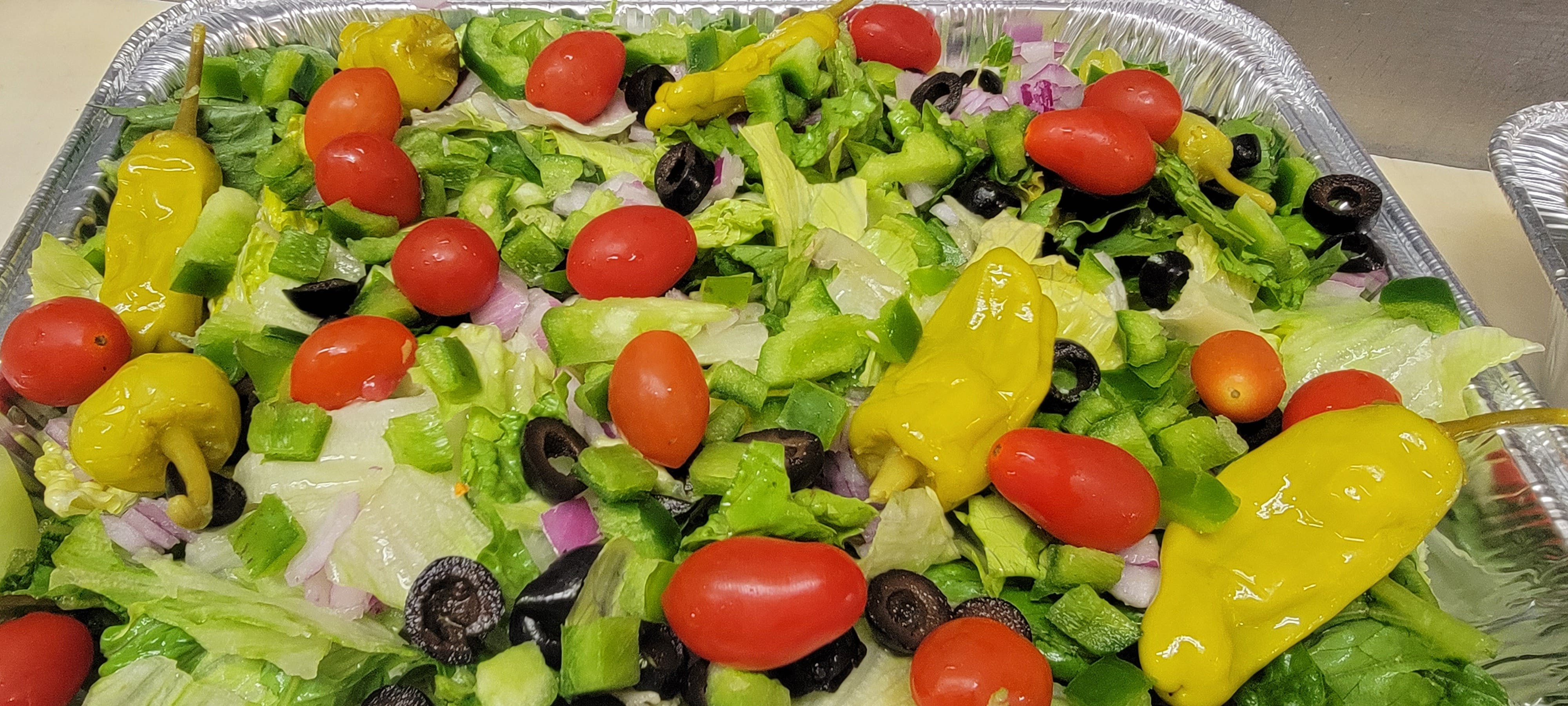 Order Garden Salad - Medium food online from Stosh Pizza store, Center Line on bringmethat.com