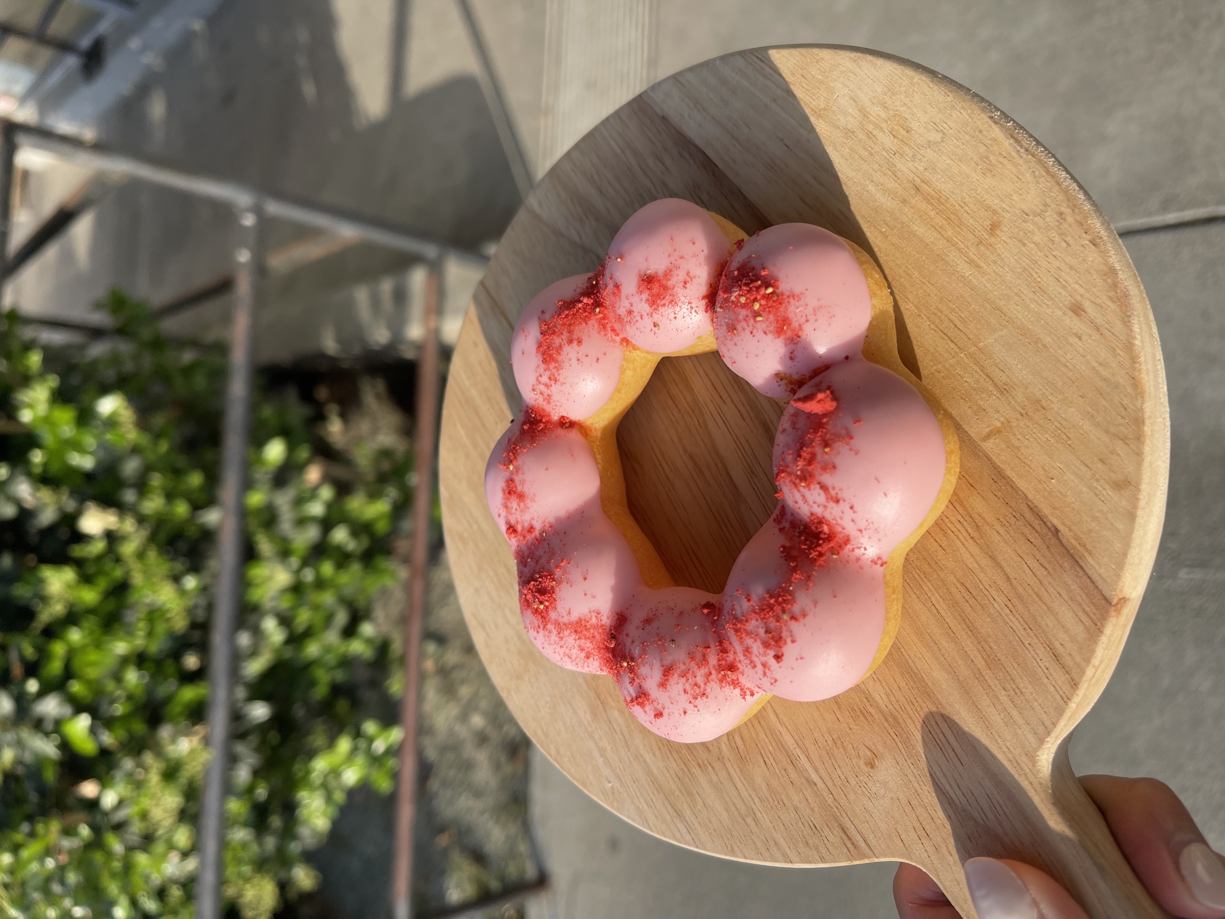 Order Strawberry Mochi donut food online from Sunmerry Bakery store, Irvine on bringmethat.com