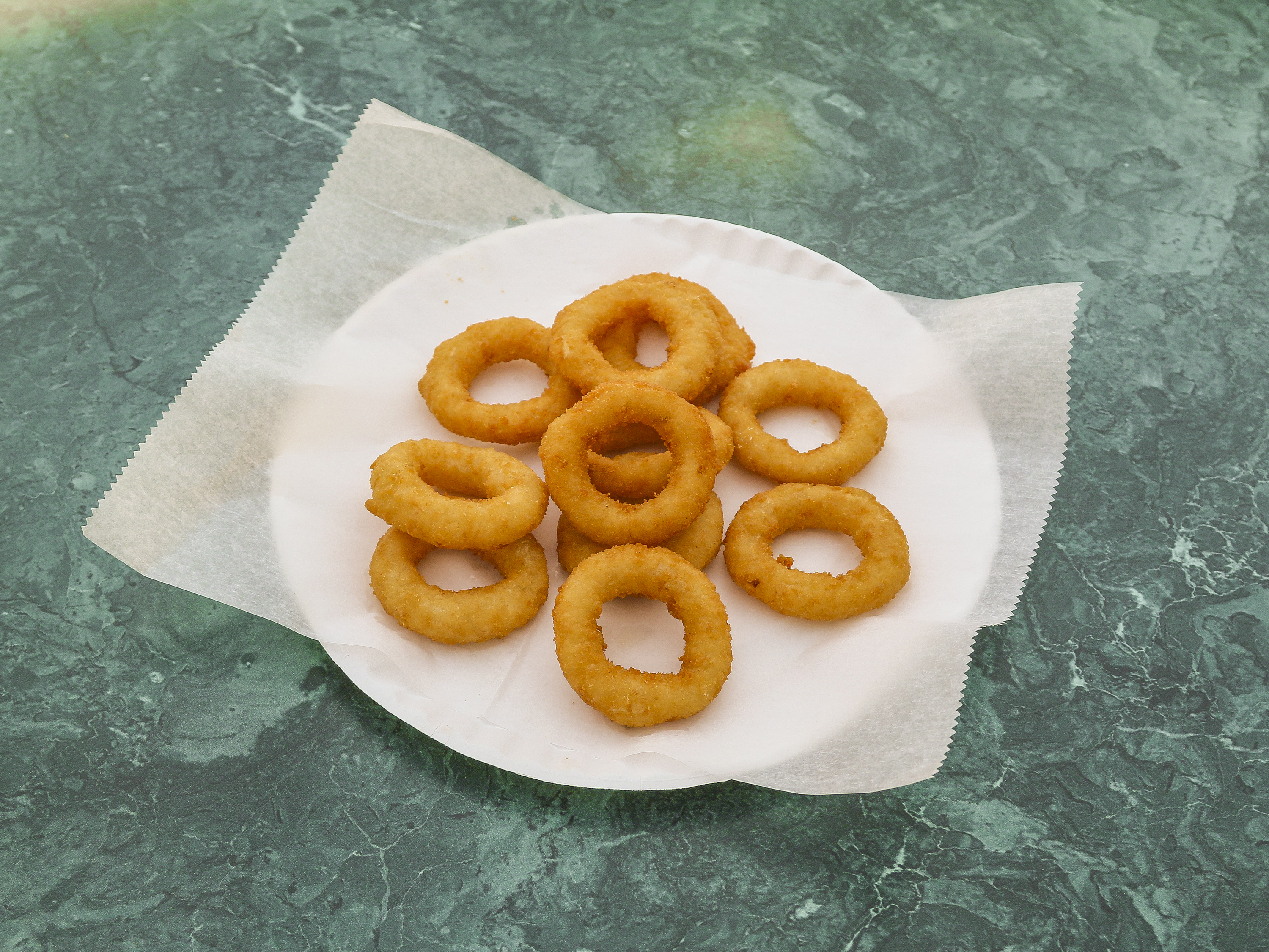 Order Onion Rings food online from New York Fried Chicken & Pizza store, Freehold on bringmethat.com
