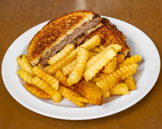 Order Patty Melt Burger food online from Tic Toc Cafe store, Metairie on bringmethat.com
