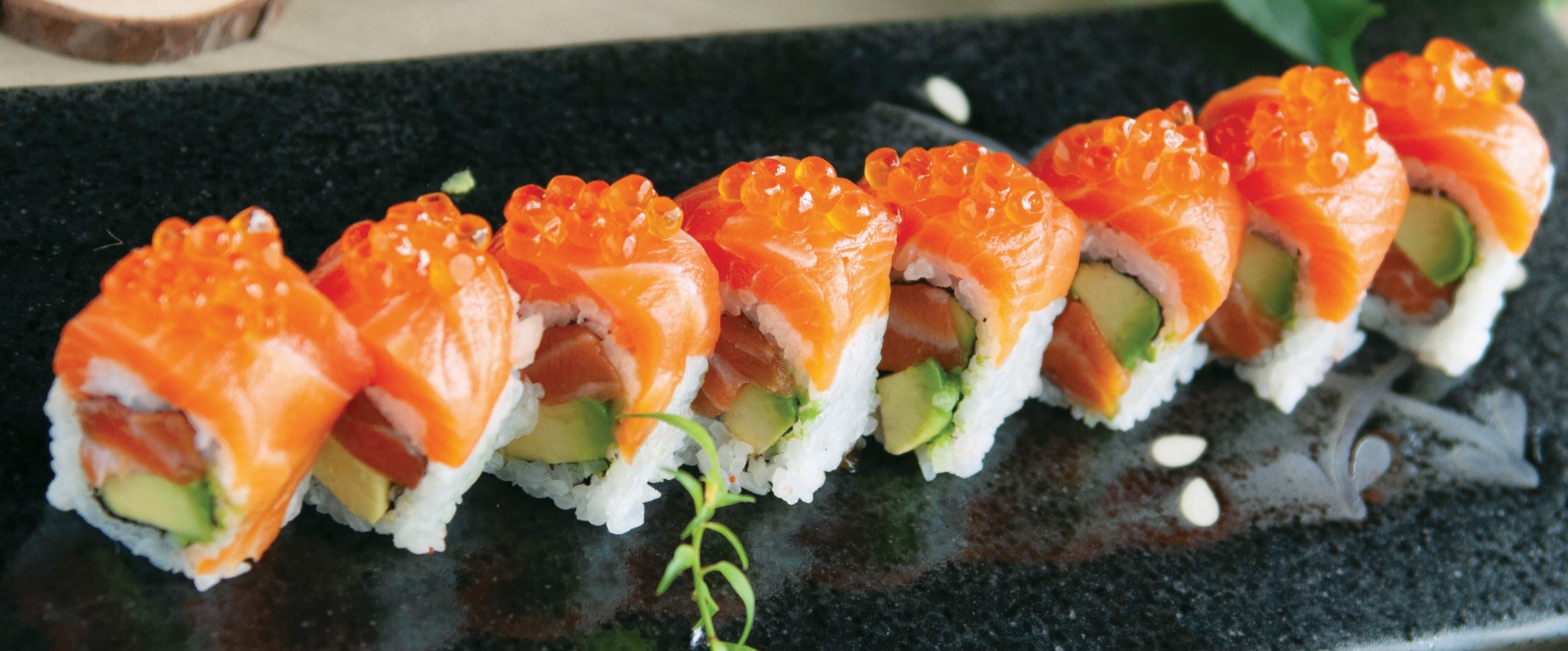 Order Salmon Fever Roll food online from Yummy Yummy store, Long Beach on bringmethat.com