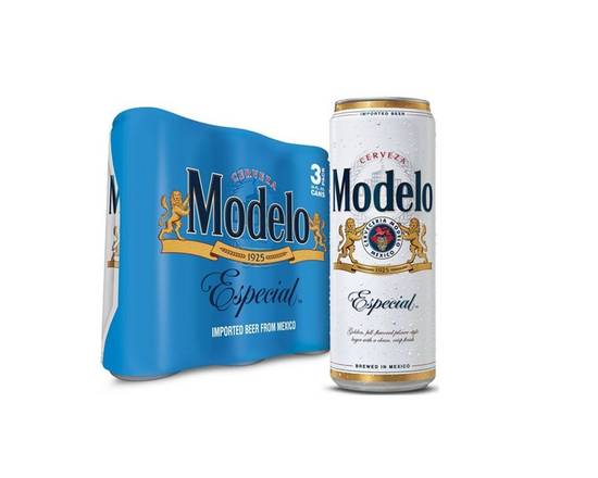 Order Modelo Especial 3 Pack 24oz food online from Extra Mile 2047 store, Fairfield on bringmethat.com