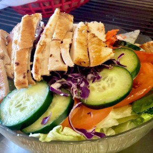 Order Grilled Chicken Breast Salad food online from Uncle Sams store, Peoria on bringmethat.com