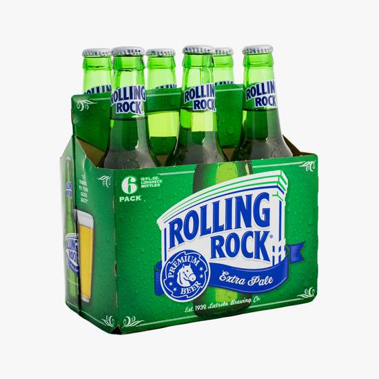 Order Rolling Rock Extra Pale food online from Mission Liquor & Deli store, Sacramento on bringmethat.com