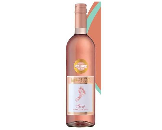 Order Barefoot Cellars, Rosé (NV) · 750 mL  food online from House Of Wine store, New Rochelle on bringmethat.com