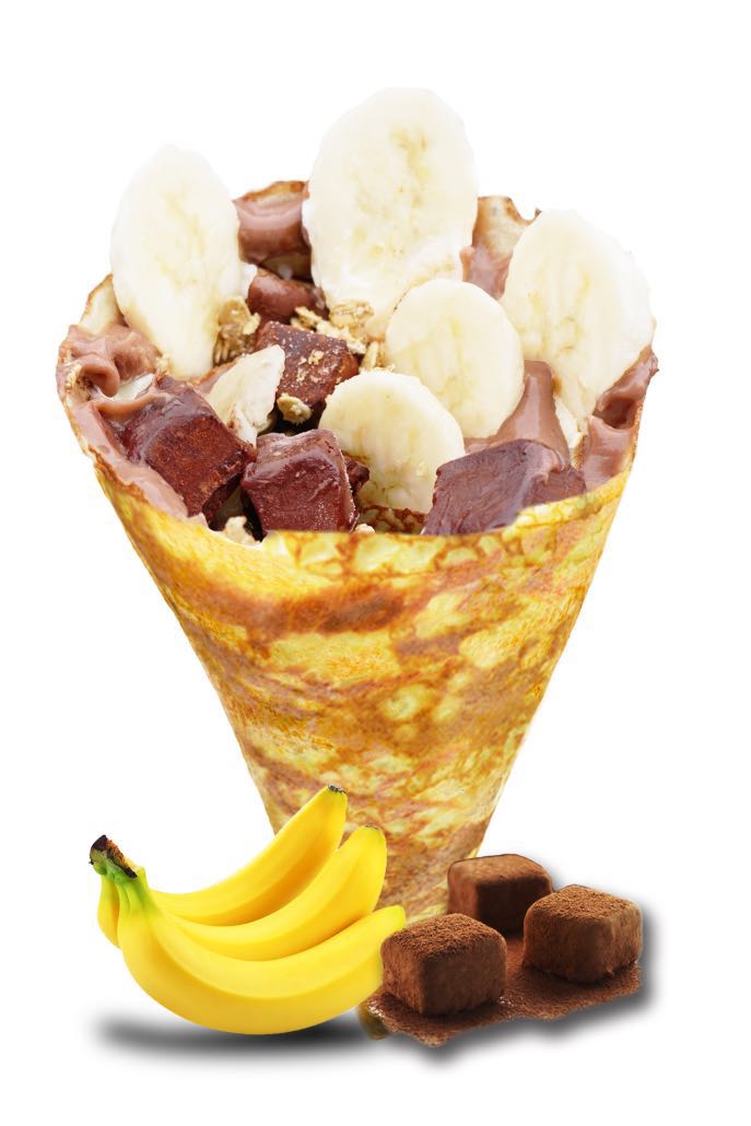 Order Banana Nutella Crepe food online from Paris Super Crepes store, Champaign on bringmethat.com