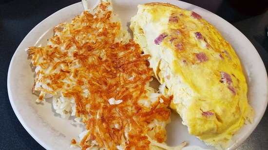 Order Ham and Cheese Omelette food online from Original Mike Diner store, Elk Grove on bringmethat.com
