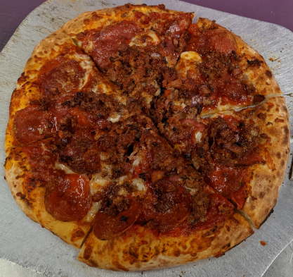 Order 10" Small CYO Pizza food online from Magpies Gourmet Pizza Houghton store, Tucson on bringmethat.com