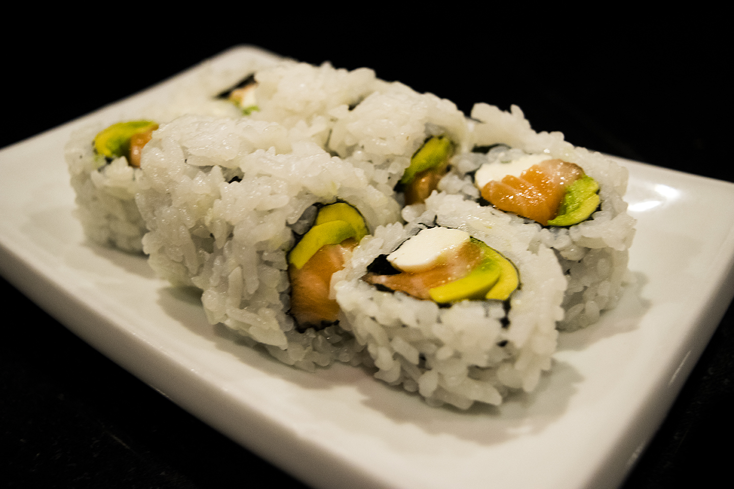 Order Philadelphia Cut Roll food online from Shogun Sushi store, Santa Clarita on bringmethat.com