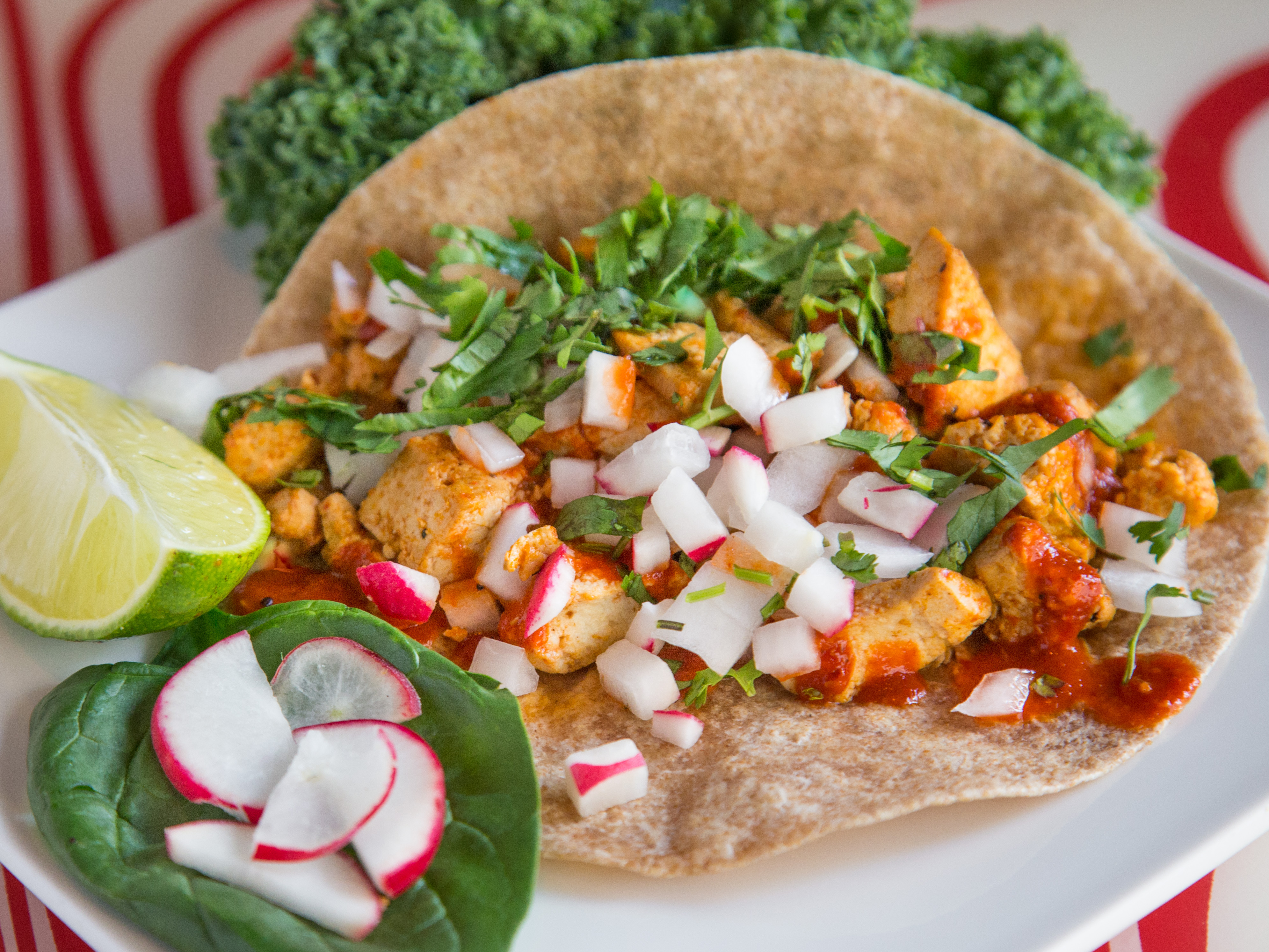 Order 23. Tofu Taco food online from Al horno lean mexican kitchen catering store, New York on bringmethat.com