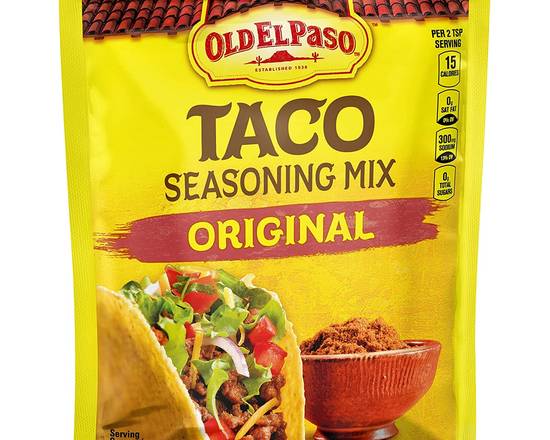 Order Old El Paso Taco Seasoning Mix (1 oz)  food online from Ctown Supermarkets store, Uniondale on bringmethat.com