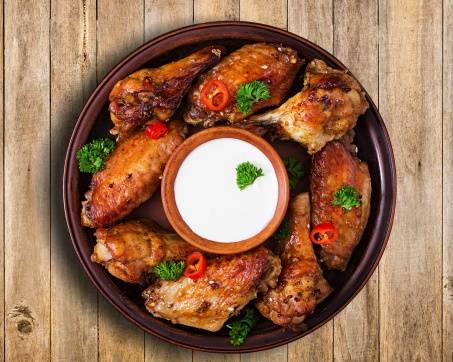 Order Classic Chicken Wings food online from Sub Cult store, Brookline on bringmethat.com