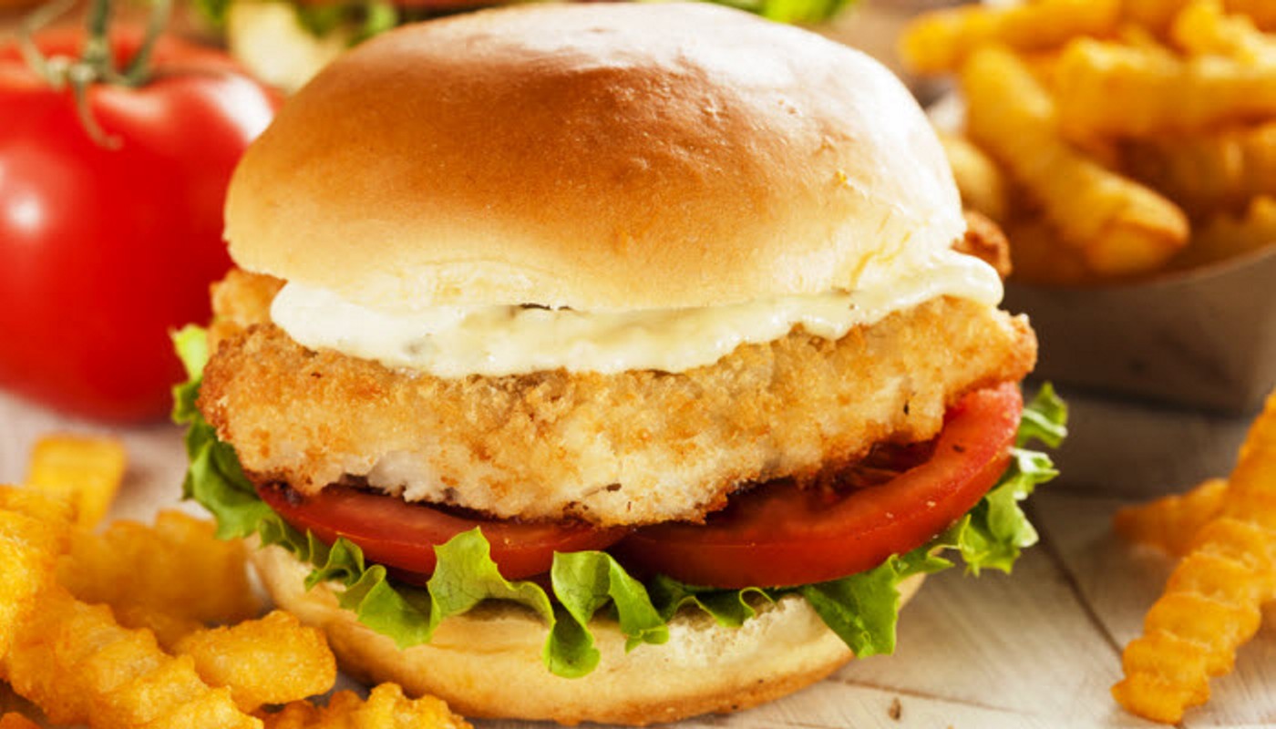 Order C-2A. Fried Fish Sandwich food online from Spice Six store, Hermosa Beach on bringmethat.com