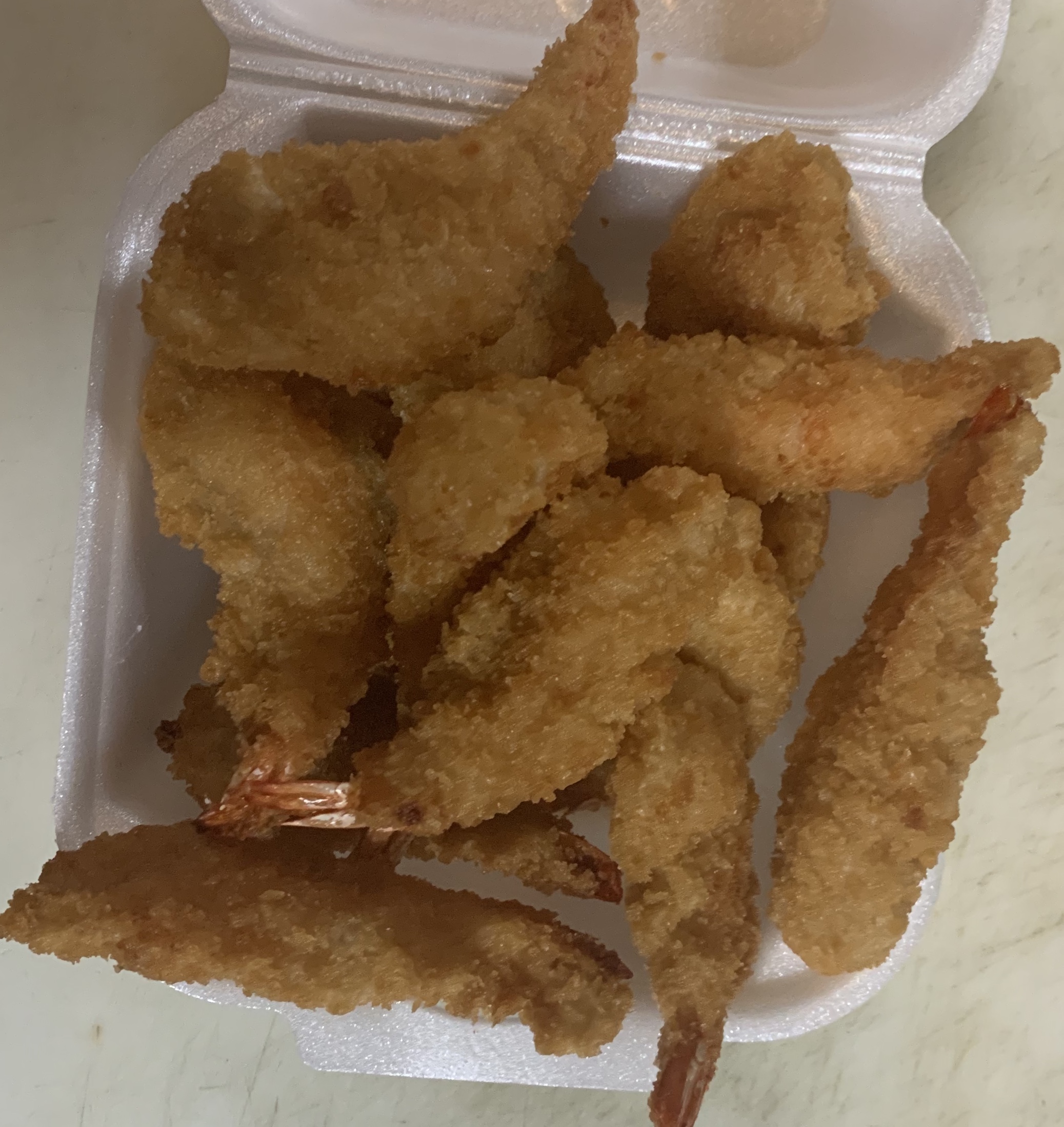 Order S6. 16 Fried Shrimp food online from Green Shell Seafood Restaurant store, West New York on bringmethat.com