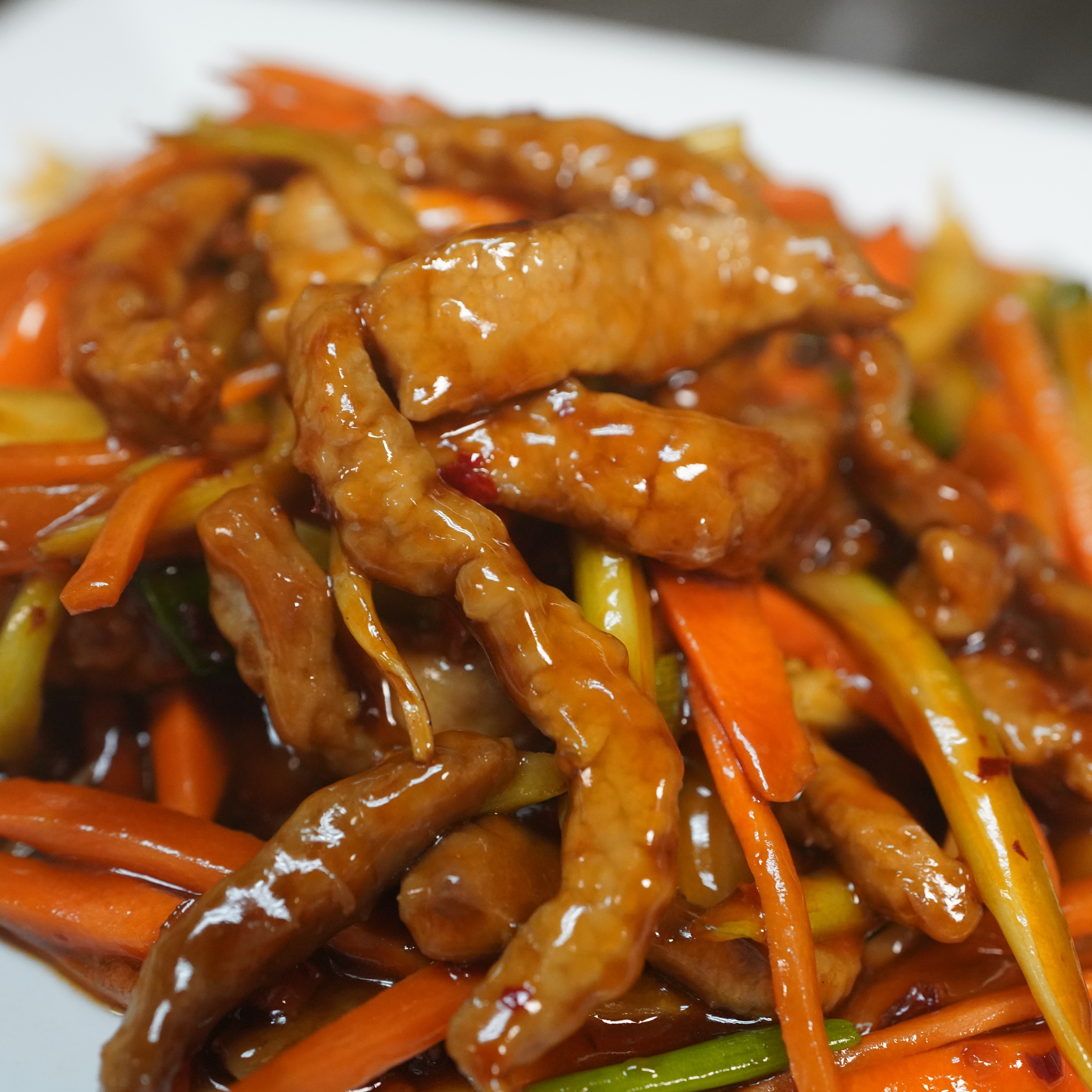 Order Szechuan Beef food online from Red Pepper Chinese Restaurant store, RICHFIELD on bringmethat.com