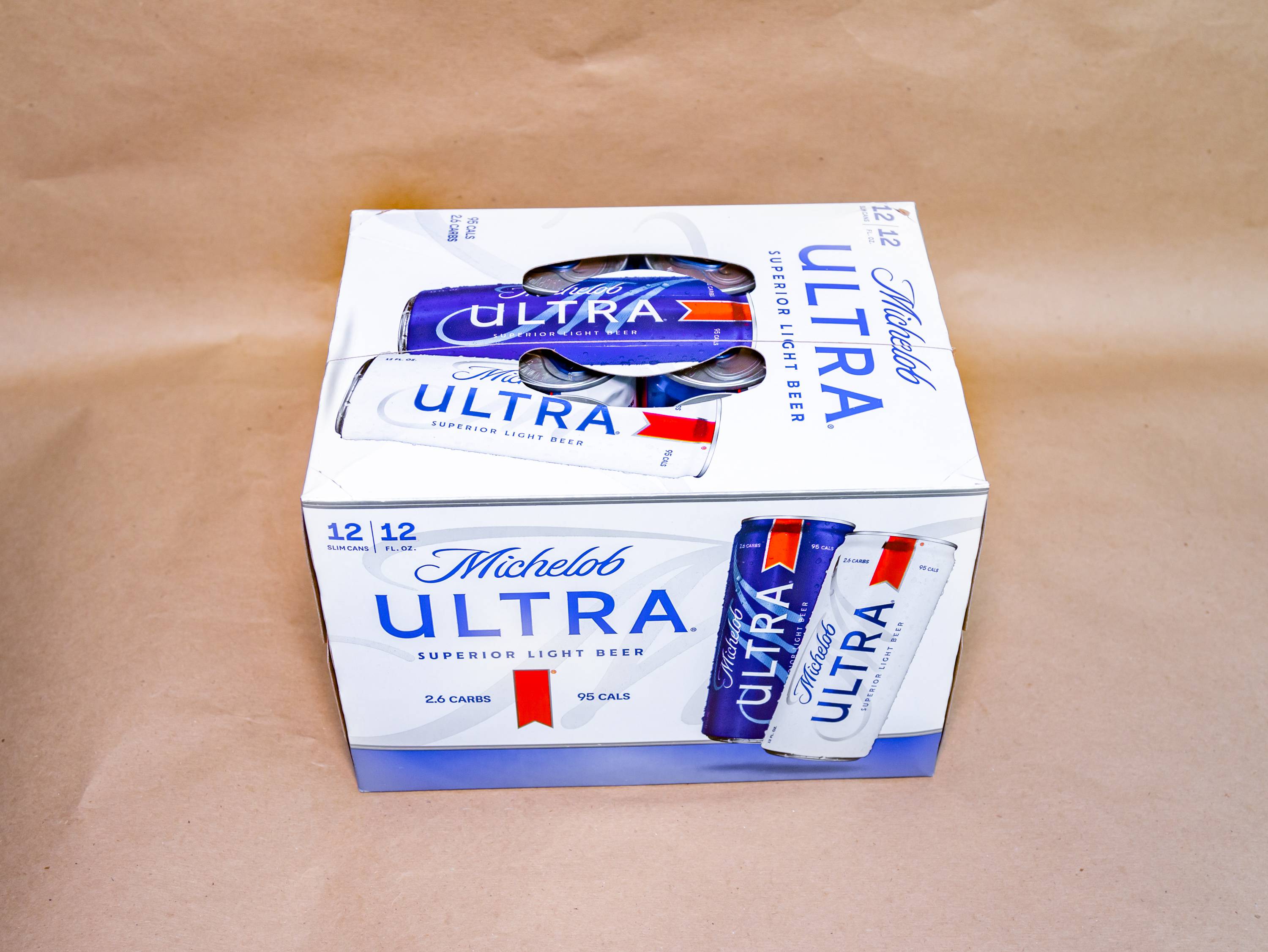Order 12 Pack Canned Michelob Ultra  food online from Blue Moon Beer And Smoke Shop store, Holbrook on bringmethat.com