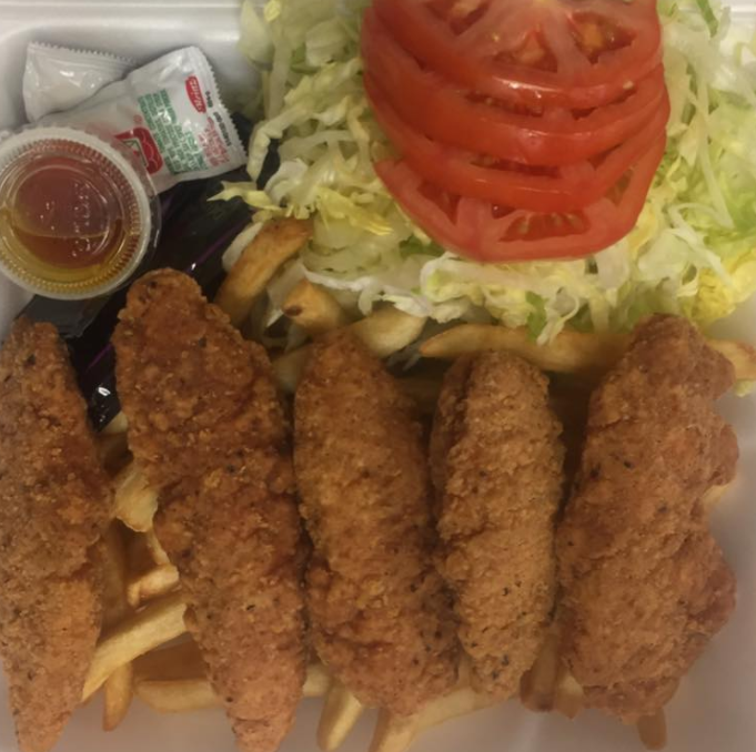 Order Chicken Fingers Dinner food online from Andreas Pizza store, Woburn on bringmethat.com