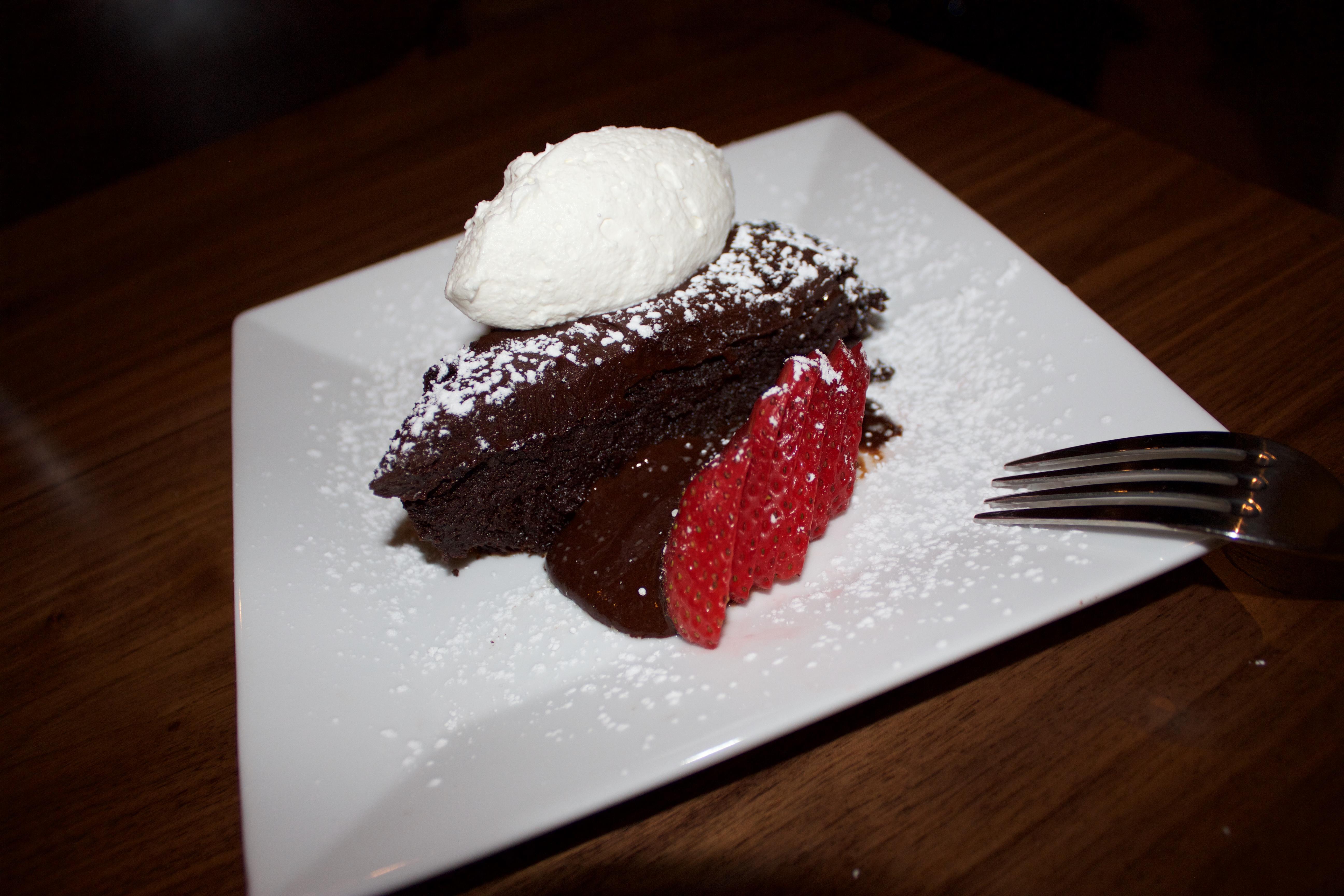 Order Homemade Flourless Chocolate Cake food online from Siena Cafe store, New York on bringmethat.com