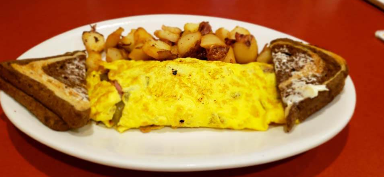 Order Meat Lovers Omelet food online from The Common Neighborhood Eatery store, Foxborough on bringmethat.com