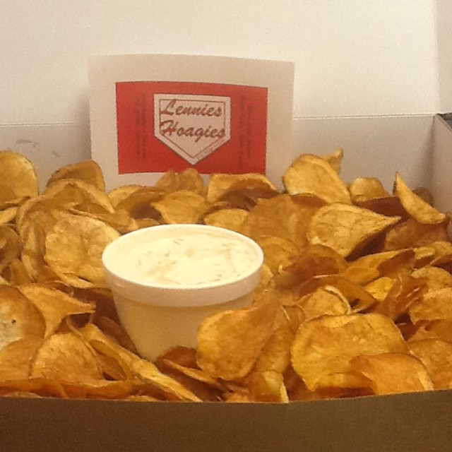Order House Made Chip Tray food online from Lennie Hoagies store, Philadelphia on bringmethat.com
