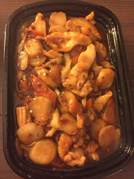 Order Garlic Chicken food online from Cao's Kitchen Asian Bistro store, Orange on bringmethat.com