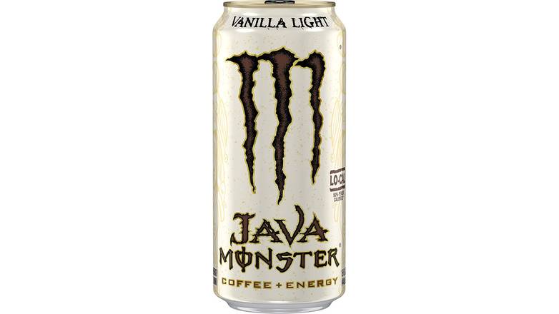 Order Monster Energy Java Monster Vanilla Light, Coffee + Energy Drink food online from Red Roof Market store, Lafollette on bringmethat.com