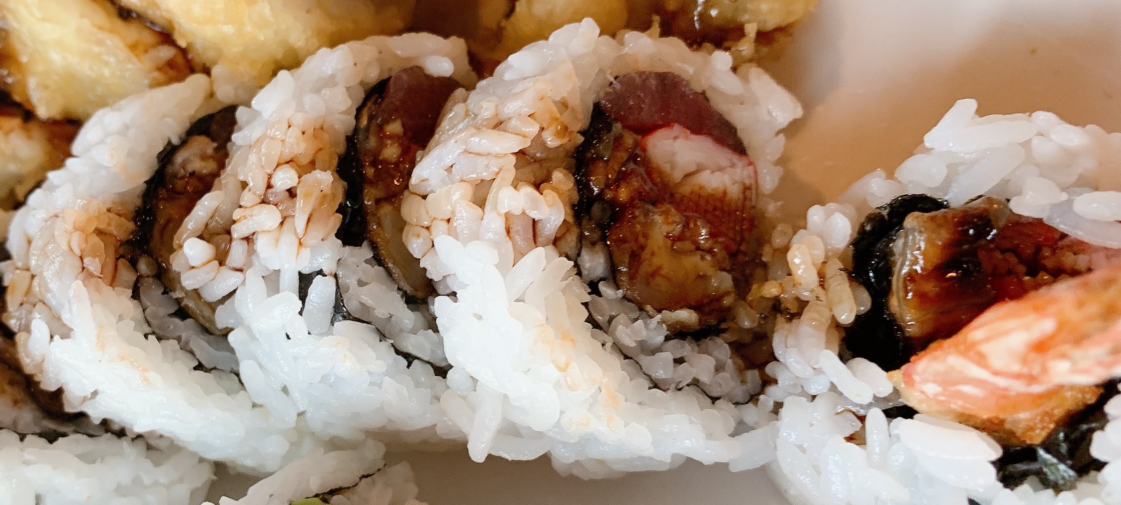 Order 48. Wolverine Roll food online from Biwako Sushi store, Saline on bringmethat.com