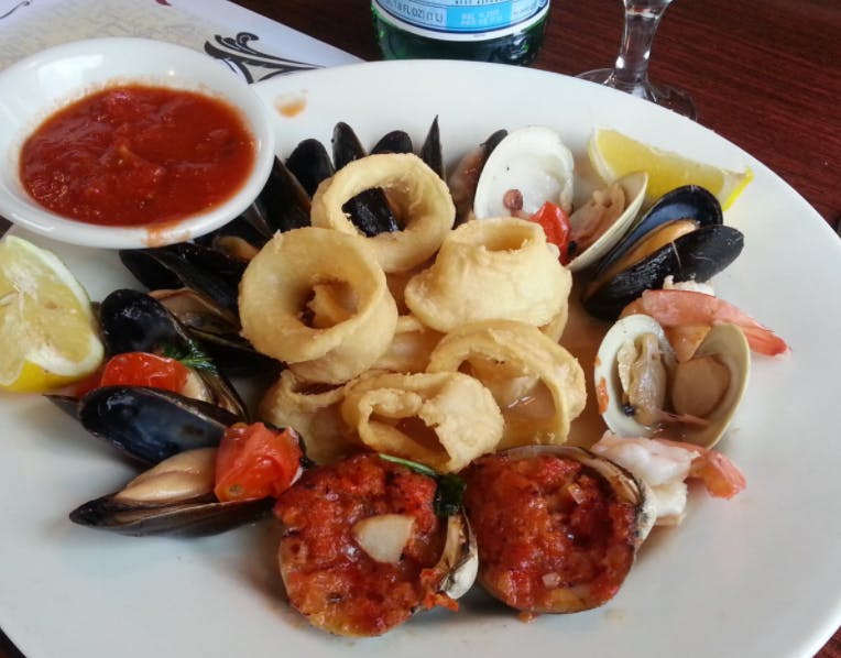 Order Seafood Sampler - Appetizer food online from Mamma Mia Trattoria store, Langhorne on bringmethat.com