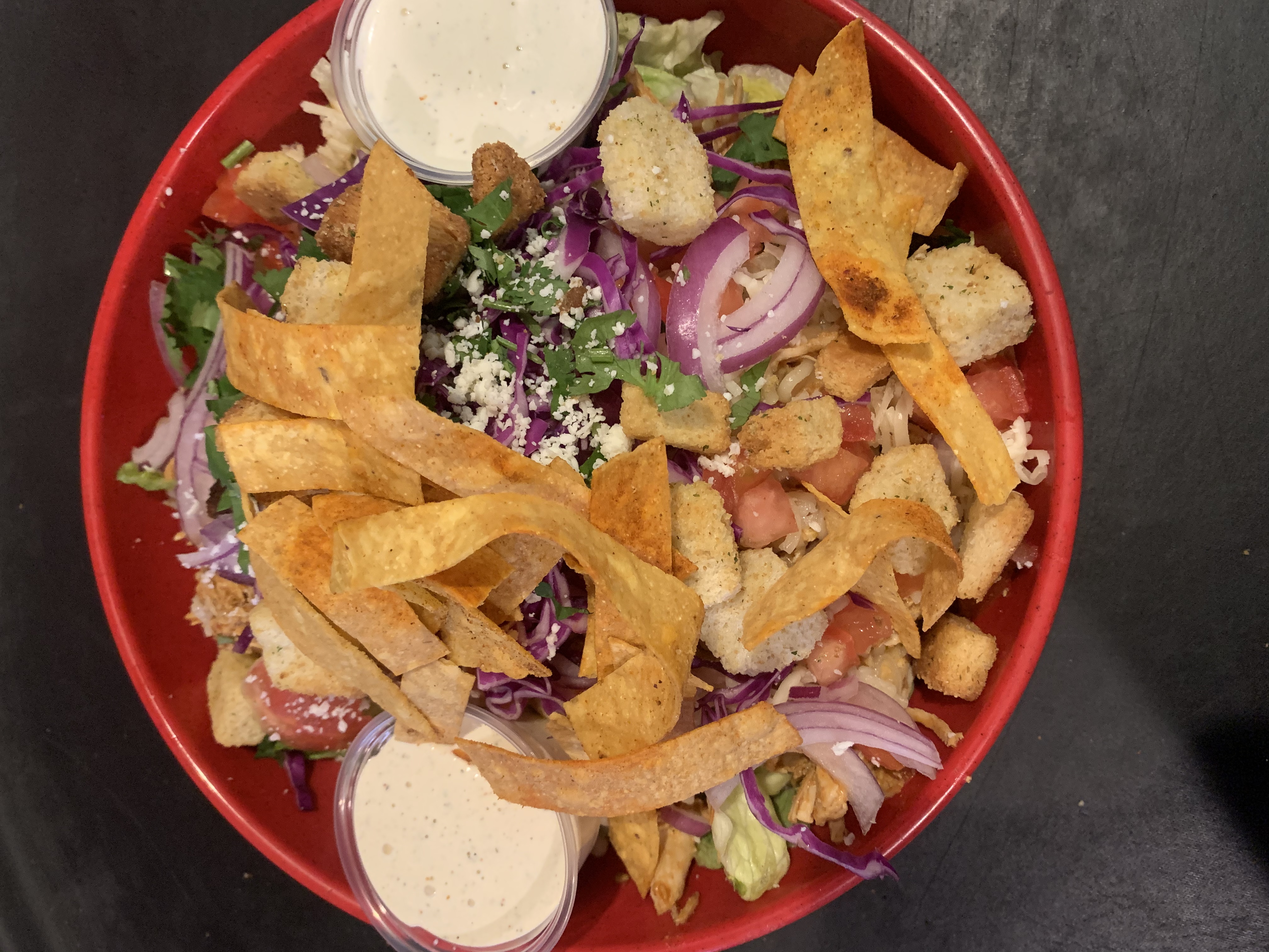 Order Tequila Lime Chicken Salad Bowl food online from Maria's Cantina store, Southaven on bringmethat.com