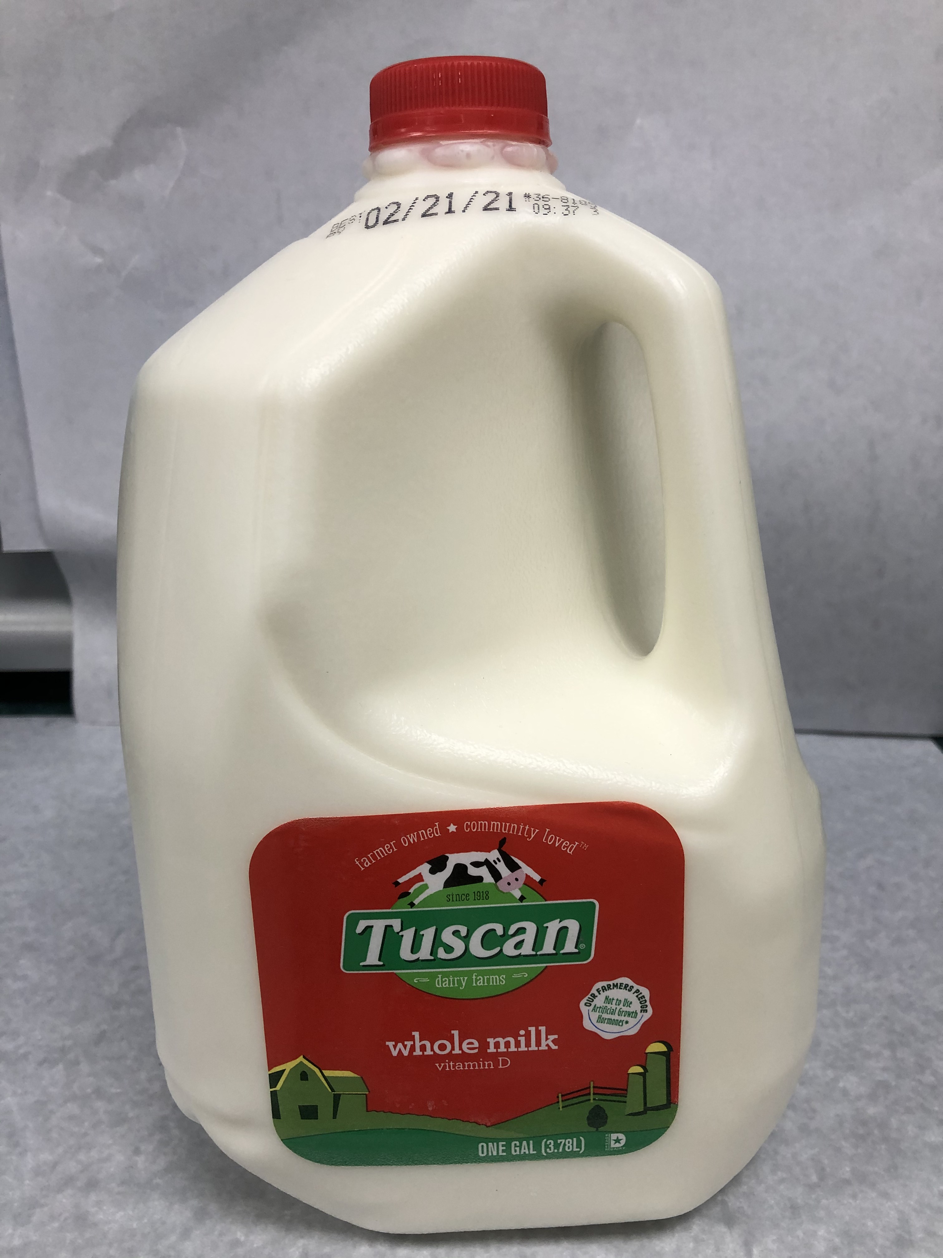 Order Whole Milk 1 Gallon food online from One Stop Deli & Food Mart store, East Northport on bringmethat.com