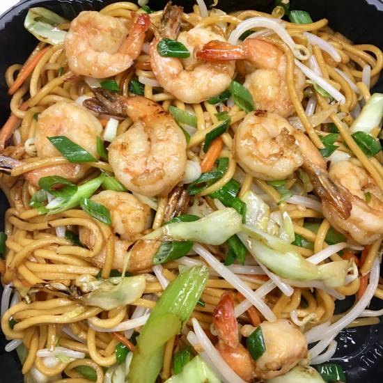 Order Shrimp Chow Mein food online from WA WA Restaurant store, Long Beach on bringmethat.com