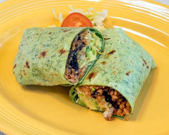 Order Vegetarian Burrito food online from Tres Amigos Mexican Grill store, Las Vegas on bringmethat.com
