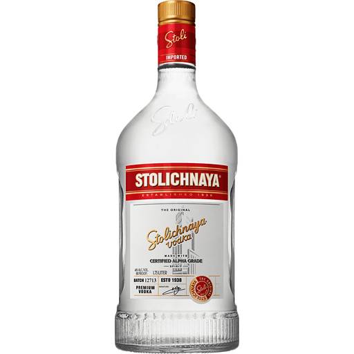 Order Stolichnaya Vodka 80 Proof (1.75 LTR) 1521 food online from Bevmo! store, Pleasanton on bringmethat.com