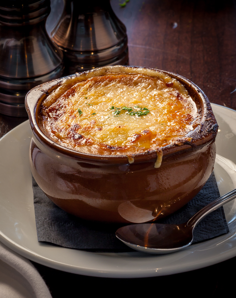 Order Onion Soup Gratin food online from Mcwethy Tavern store, Romeoville on bringmethat.com