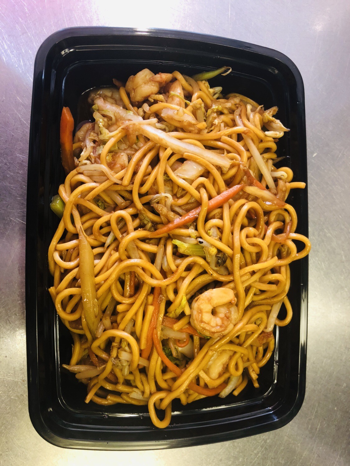 Order L16. Shrimp Lo Mein Lunch food online from Joyful Garden Restaurant store, Wilmington on bringmethat.com