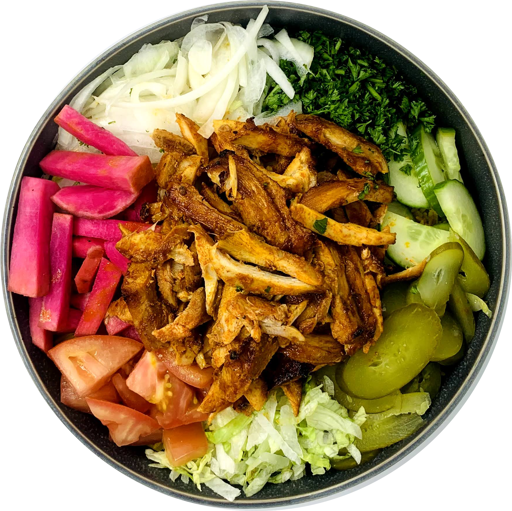 Order Chicken Shawarma Bowl food online from Levant Kitchen store, Canton on bringmethat.com