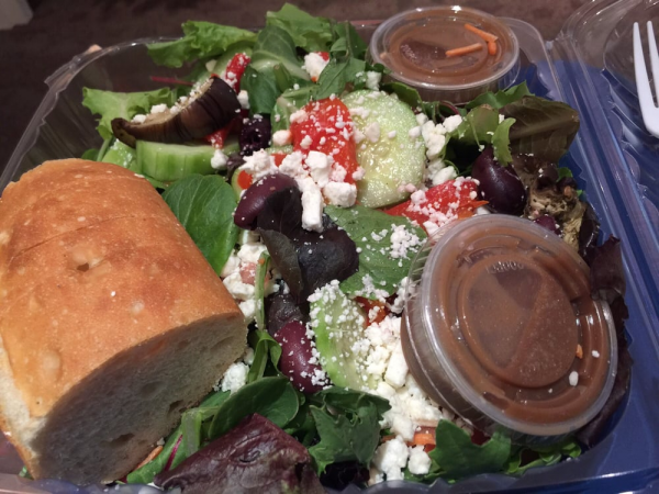 Order Individual Greek Salad food online from Printers Cafe store, Palo Alto on bringmethat.com