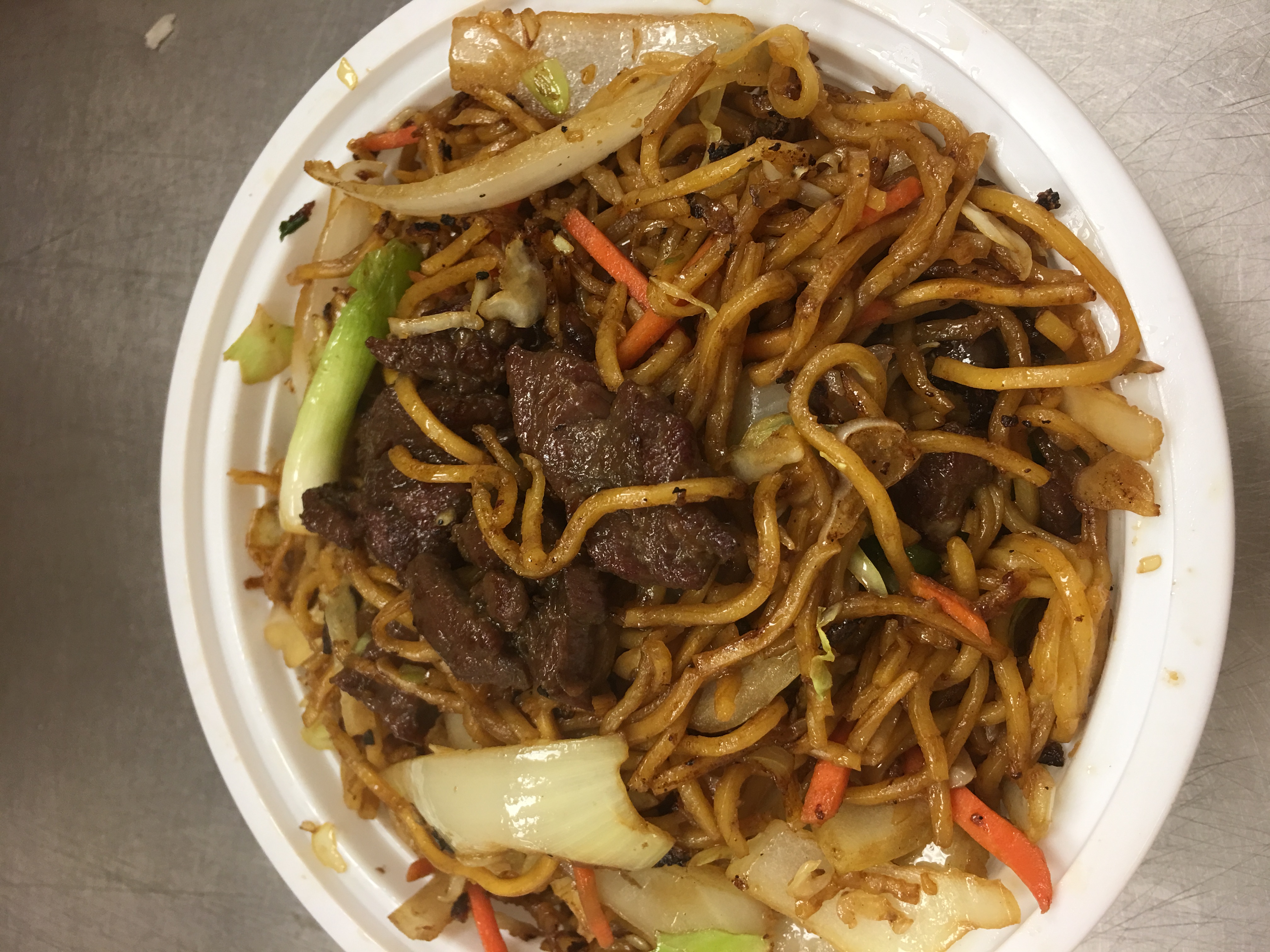 Order 706. Beef Lo Mein  ( Large ) food online from China China store, Joliet on bringmethat.com