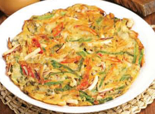 Order 2. Haemul Pajeon food online from Dae Jang Geum Tofu House store, Daly City on bringmethat.com