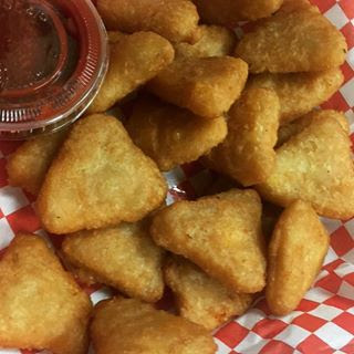 Order Mac & Cheese Bites (6pc) food online from What Up Dough Pizzeria store, Utica on bringmethat.com