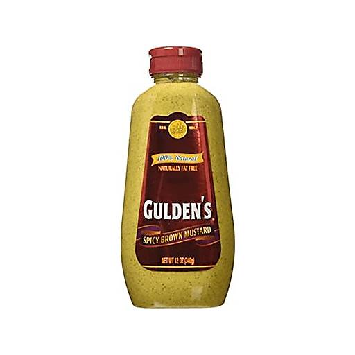 Order Gulden's Spicy Brown Mustard (12 OZ) 133765 food online from BevMo! store, Greenbrae on bringmethat.com