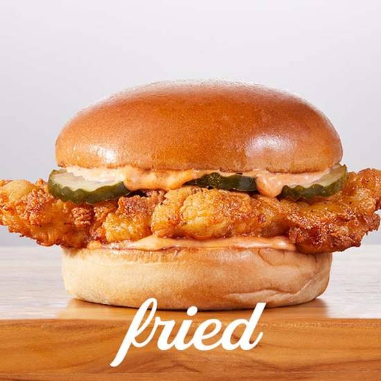 Order MVP Chicken Sandwich (Fried) food online from Wings And Rings store, Lewis Center on bringmethat.com
