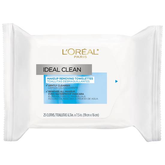 Order L'Oreal Paris Ideal Clean Makeup Removing Facial Towelettes, 25CT food online from CVS store, SPRING VALLEY on bringmethat.com