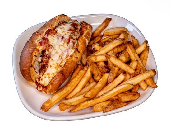 Order Chicken Parmesan sandwich food online from Zio Al's Pizza & Pasta store, Plano on bringmethat.com
