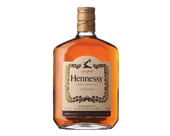 Order Hennessy VS, 375mL cognac (40.0% ABV) food online from Pit Stop Liquor Mart store, El Monte on bringmethat.com
