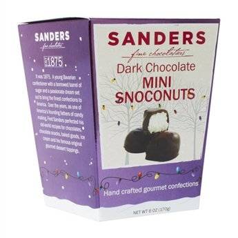 Order Sanders Fine Chocolates Holiday Mini Dark Snoconuts food online from Deerings Market store, Traverse City on bringmethat.com