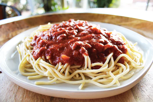Order Spaghetti food online from The Patio store, Lombard on bringmethat.com